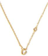Thumbnail for your product : Sydney Evan Shy by C" Initial Pendant Necklace