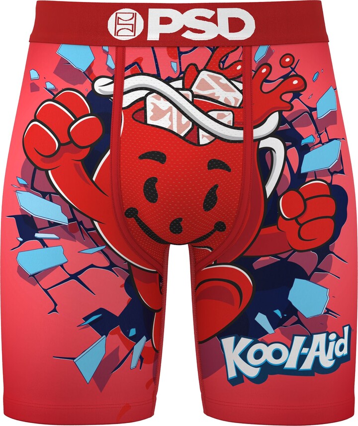 PSD Underwear Men's Kool-Aid Man Boxer Briefs, Medium, Multi
