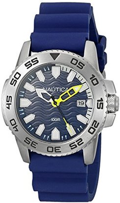 Nautica Men's NAD12527G NSR 20 Analog Display Quartz Blue Watch
