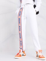 Thumbnail for your product : GCDS Logo-Print Cotton Track Pants