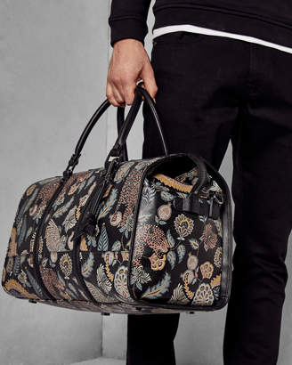 Ted Baker CASPEE Printed leather holdall