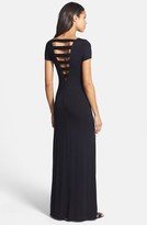 Thumbnail for your product : Nordstrom FELICITY & COCO Lattice Back Jersey Maxi Dress Exclusive)
