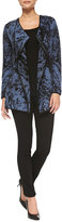 Thumbnail for your product : Nic+Zoe Eclipse Open Jacket w/ Faux-Leather Trim