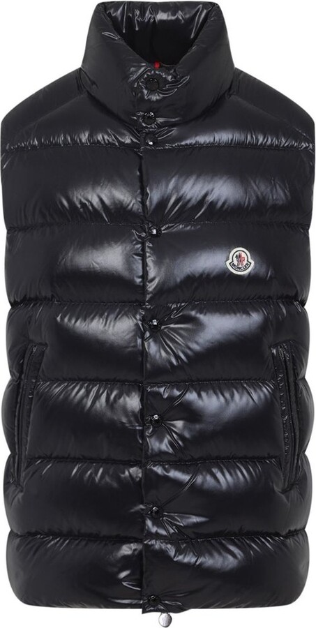 Moncler Tibb High-Neck Zip-Up Padded Gilet