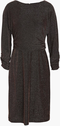 DKNY Sleepwear Ruched metallic jersey dress