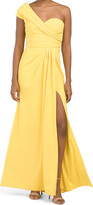 Thumbnail for your product : Betsy & Adam One Shoulder Gown