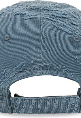 Balenciaga Laser Destroyed Cap - ShopStyle Hats