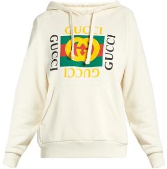 Gucci Logo-print hooded sweatshirt