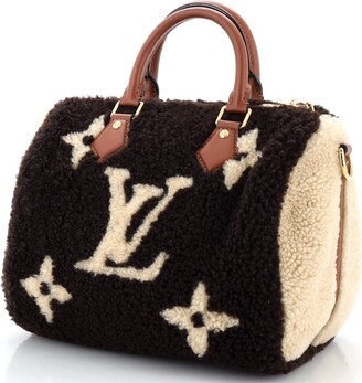 Louis Vuitton Speedy Bandouliere Bag Monogram Giant Teddy Fleece 25 -  ShopStyle