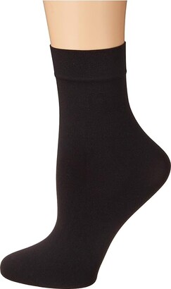 Wolford Aurora 70 Socks (Black) Women's Crew Cut Socks Shoes - ShopStyle