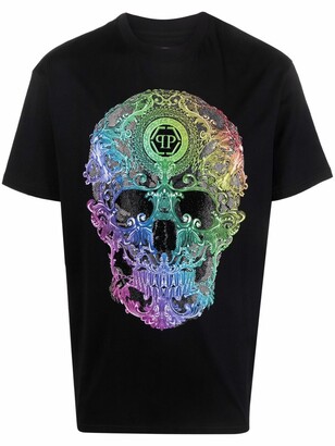Philipp Plein baroque skull-print T-shirt