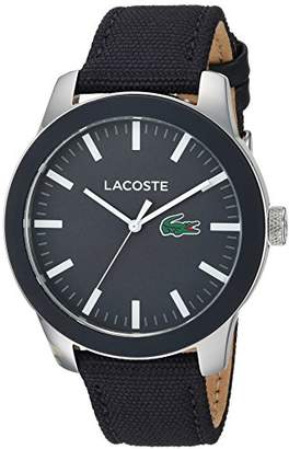 Lacoste Men's 'Lacoste.12.12' Quartz Stainless Steel and Nylon Casual Watch