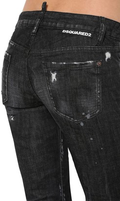 DSQUARED2 Jennifer Black Wash Cotton Denim Jeans