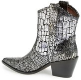 Thumbnail for your product : Donald J Pliner 'Sesi' Metallic Croc Embossed Leather Western Bootie