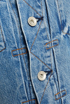 Thumbnail for your product : Rag & Bone Shrunken Trucker Distressed Denim Jacket