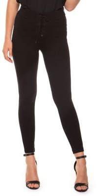Dex Pull-On Lace-Up Leggings