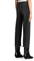 Thumbnail for your product : AllSaints Mazzy Cropped Wide Jeans in Washed Black