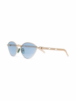 Gucci Eyewear Heart-Charm Cat-Eye Sunglasses - ShopStyle