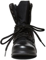 Thumbnail for your product : Steve Madden Jtroopa Black Leather