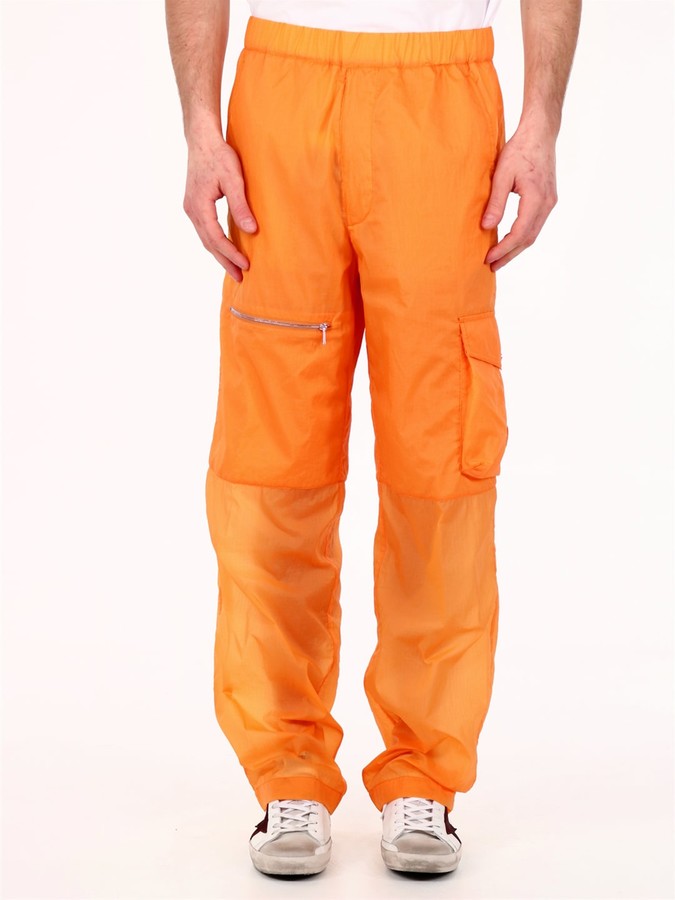 Moncler Nylon Sweatpants Ocra Yellow - ShopStyle Pants
