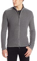 Thumbnail for your product : Kenneth Cole Men's Full Zip Sweater with Nylon Details