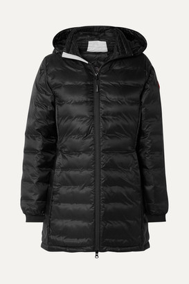 Canada Goose Camp Hooded Quilted Shell Down Jacket - Black