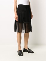 Thumbnail for your product : McQ Swallow Sheer Embroidered Skirt