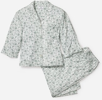 J.Crew Petite Plume™ women's luxe Pima cotton wide-leg pajama set -  ShopStyle