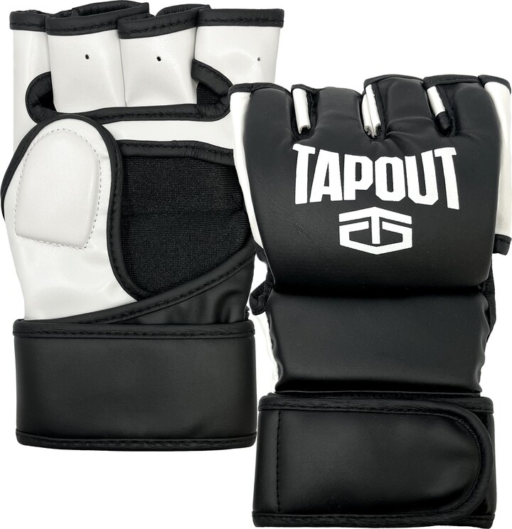 Tapout 12 OZ MMA Gloves, Men's, 10 oz., Black