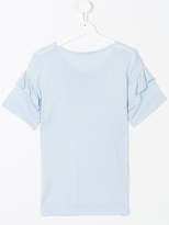 Thumbnail for your product : Little Remix TEEN ruffle-sleeve T-shirt