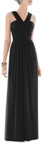 Thumbnail for your product : Alfred Sung Shirred Chiffon V-Neck Gown