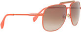 Thumbnail for your product : Alexander McQueen Coral Metal Frame Aviators