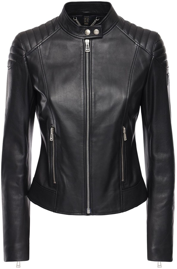Belstaff Mollison Leather Jacket - ShopStyle