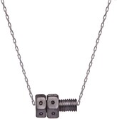 Thumbnail for your product : Lucy Priest Jewellery Lucy Priest Nut & Bolt Maxi Diamond Pendant