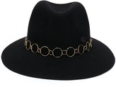 Thumbnail for your product : Maison Michel Hoop-Detail Fedora Hat