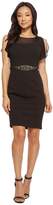 Thumbnail for your product : Adrianna Papell Petite Chiffon Stretch Crepe Cocktail Dress with Beaded Waist Detail Women's Dress