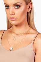Thumbnail for your product : boohoo Plus Gemma Choker Tiered Necklace
