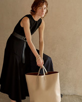Thumbnail for your product : Vince Mixed Panel Sleeveless Midi Dress