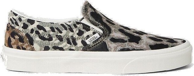 Vans Leopard Printed Slip-On Sneakers - ShopStyle