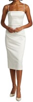 Thumbnail for your product : Amsale Duchesse Satin Sheath Dress