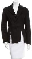 Thumbnail for your product : Yang Li Slit-Accented Wool Jacket w/ Tags