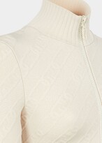 Thumbnail for your product : Fendi Turtleneck O-Lock Chain Knit Mini Dress
