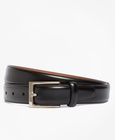 Thumbnail for your product : Brooks Brothers Silver Buckle Leather Dress Belt