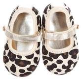 Thumbnail for your product : Stuart Weitzman Girls' Leopard Print Mary Jane Flats w/ Tags