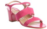 Thumbnail for your product : Ferragamo pink suede strappy 'Petronilla' sandals