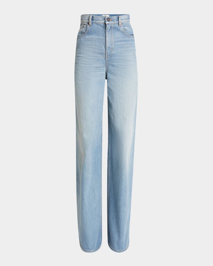 Chloé High Rise Wide Leg Jeans
