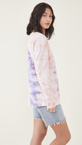 Thumbnail for your product : One Teaspoon Lilac Smoke Tie Dye Long Sleeve Tee