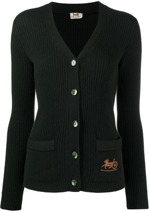 Céline Pre-Owned Pre-Owned Carriage Logo Cardigan