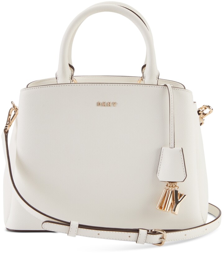 DKNY Leather Paige Medium Satchel ShopStyle Shoulder Bags