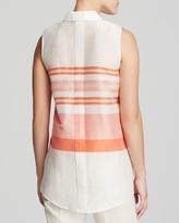 Thumbnail for your product : Lafayette 148 New York Nadie Stripe Blouse